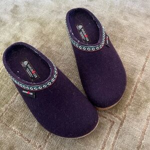 Haflinger Wool Clogs